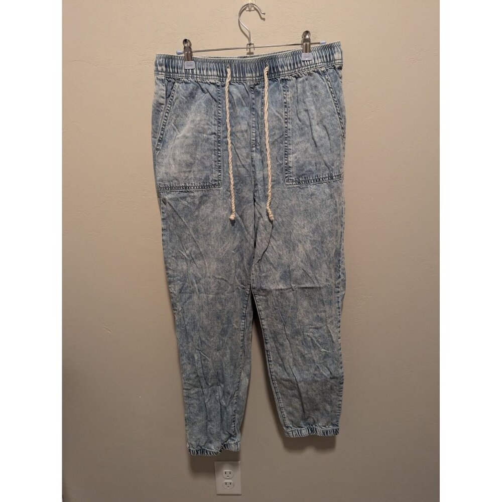 Celebrity Pink Acid Wash Jogger Pants W/ Drawstring Waist 90's Medium
